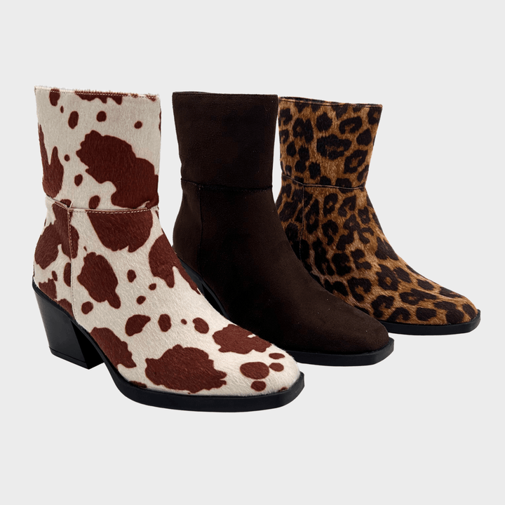 Ladies Chocolate Heeled Boots from You Know Who's