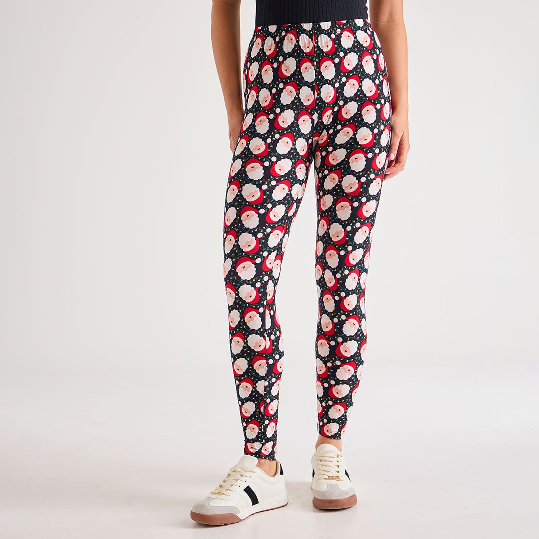 Ladies Christmas Santa Leggings from You Know Who's