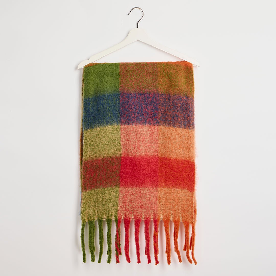 Ladies Chunky Checked Scarf from You Know Who's