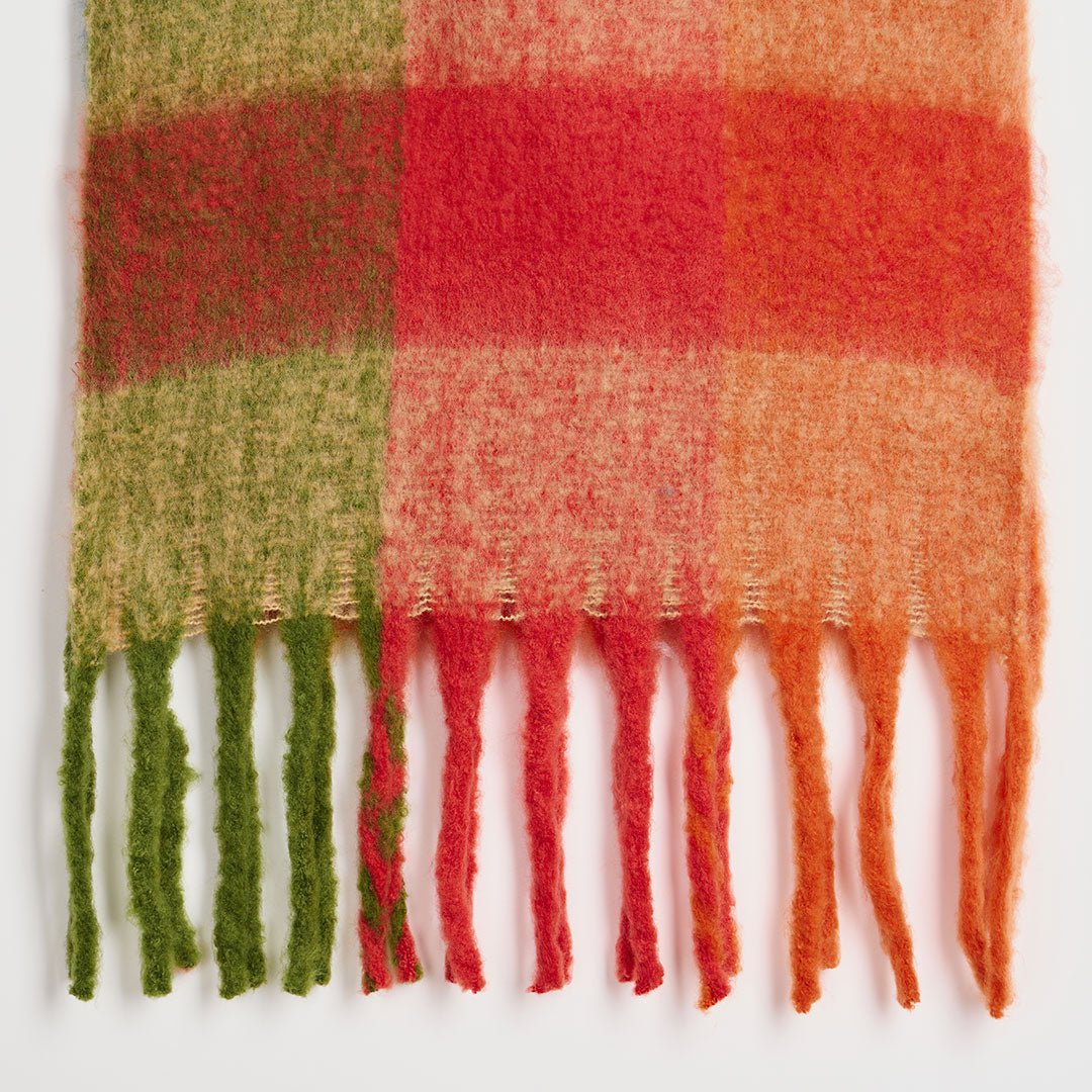 Ladies Chunky Checked Scarf from You Know Who's