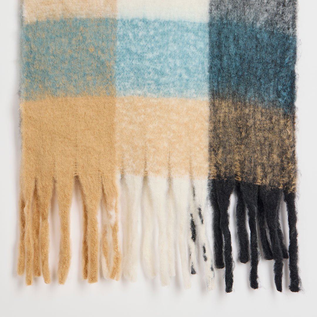 Ladies Chunky Checked Scarf from You Know Who's