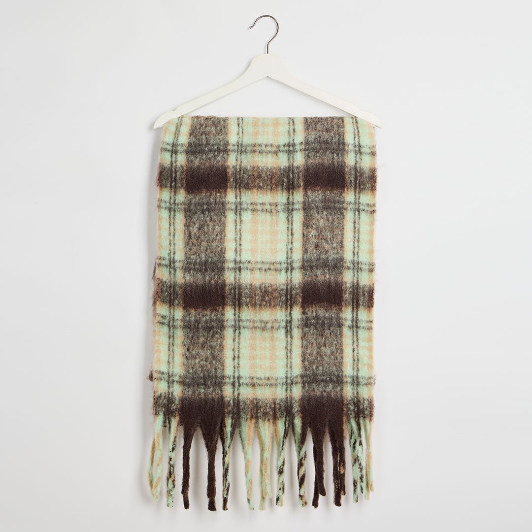 Chunky Checked Scarf