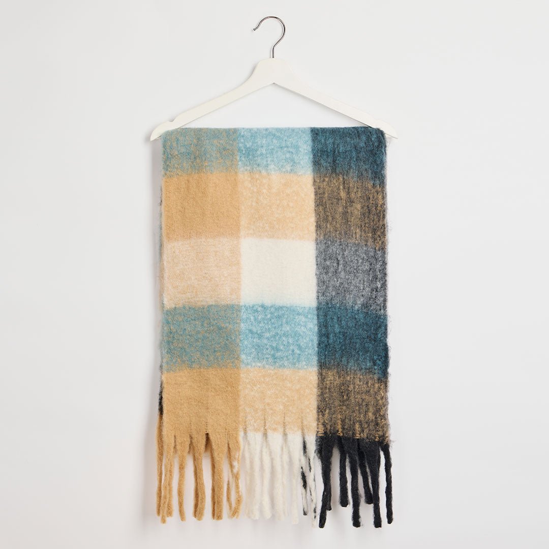 Ladies Chunky Checked Scarf from You Know Who's