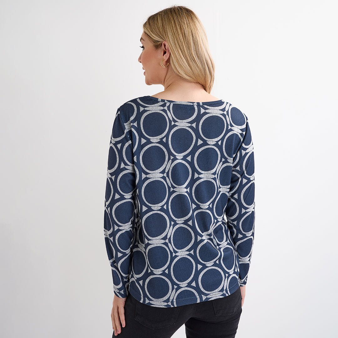 Ladies Circle printed Top from You Know Who's