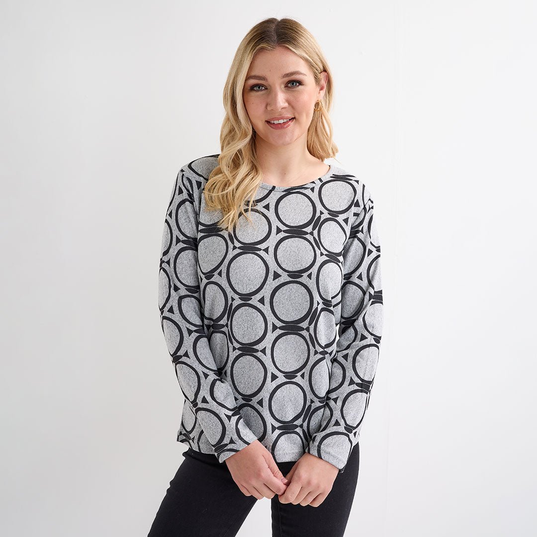 Ladies Circle printed Top from You Know Who's