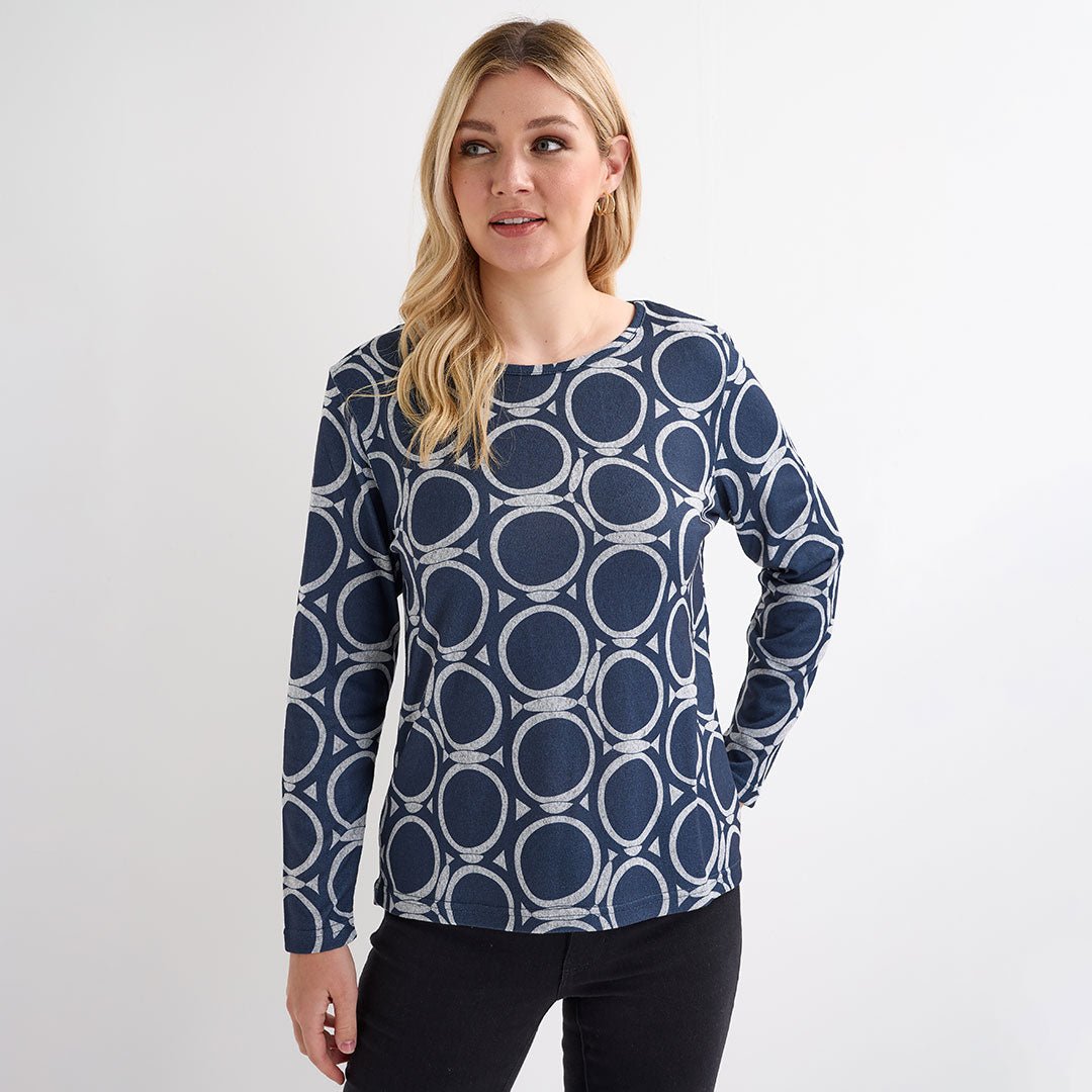 Ladies Circle printed Top from You Know Who's