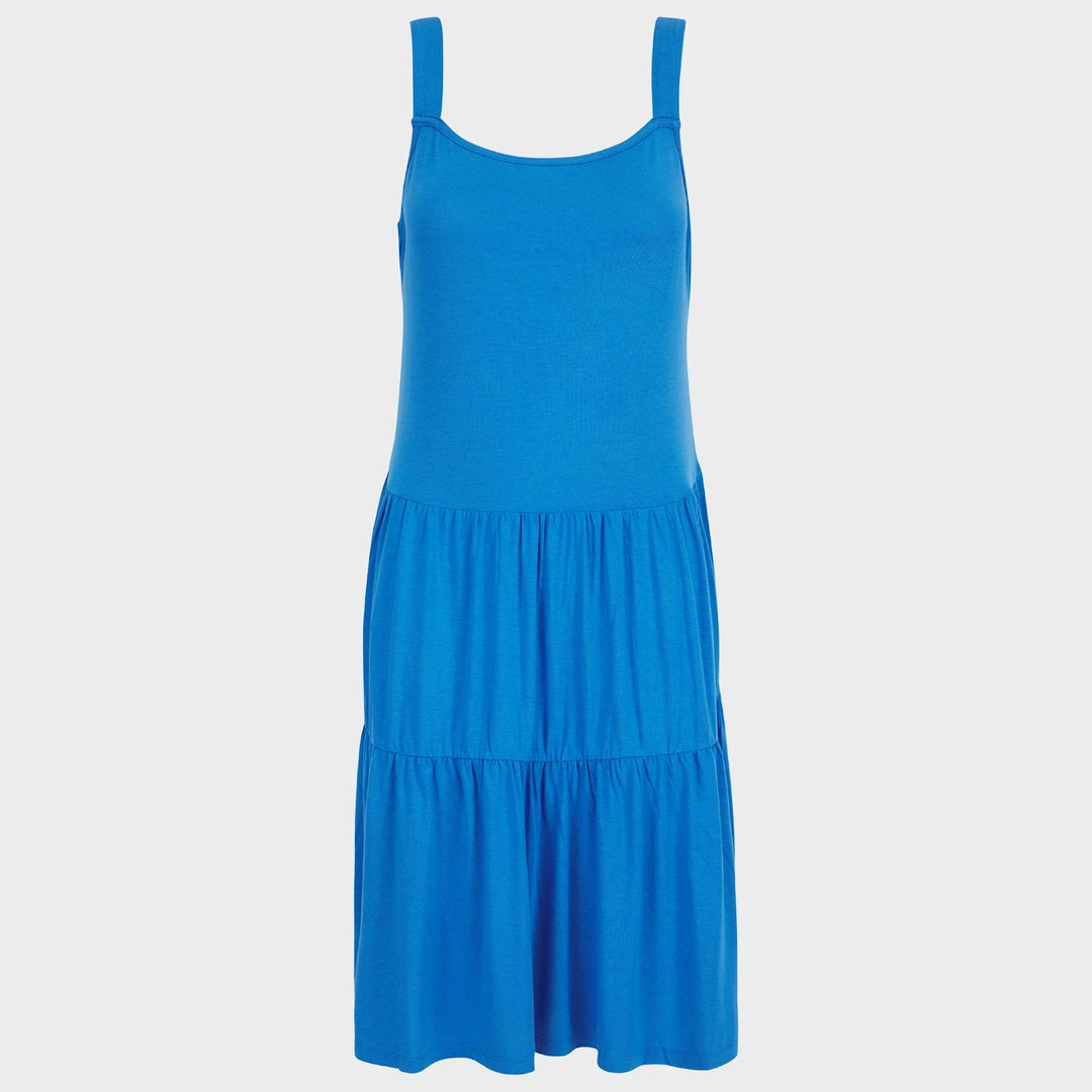 Ladies Cobalt Strappy Jersey Dress from You Know Who's