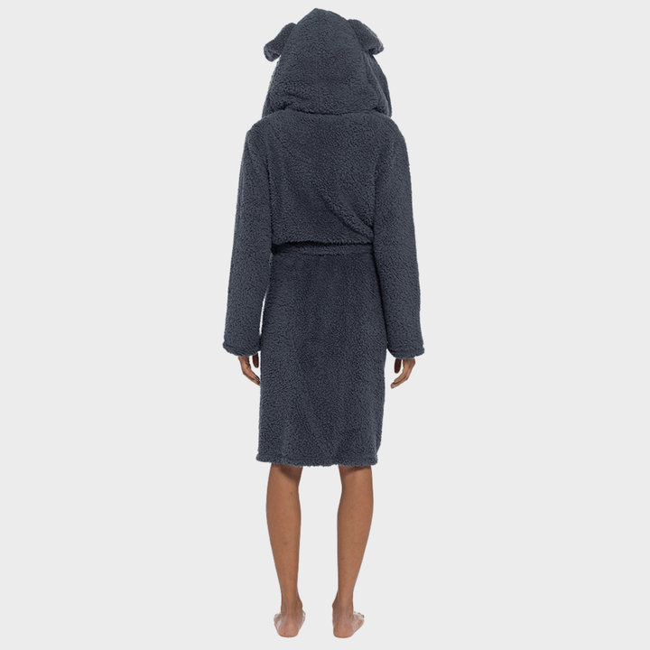 Ladies Cockapoo Hooded Sherpa Dressing Gown from You Know Who's