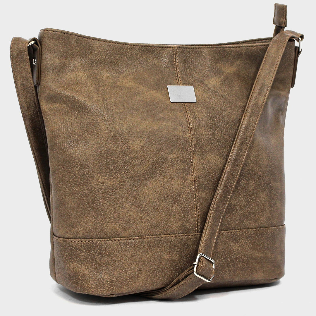 Ladies Coffee Cross Body Bag from You Know Who's