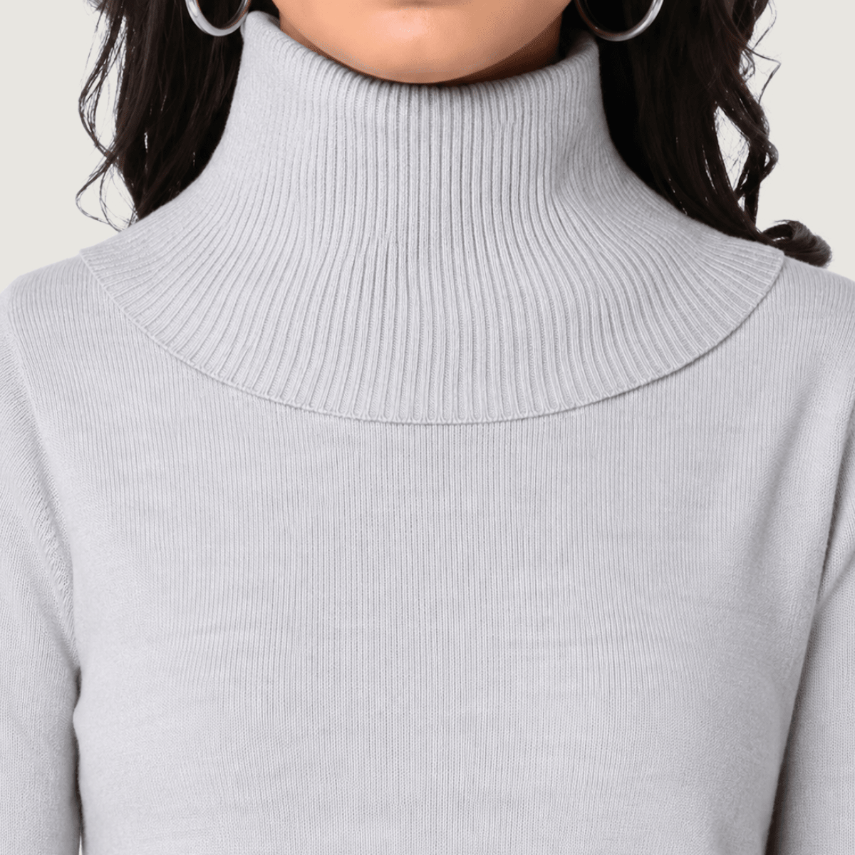 Ladies Colour Block Turtle Neck Jumper from You Know Who's