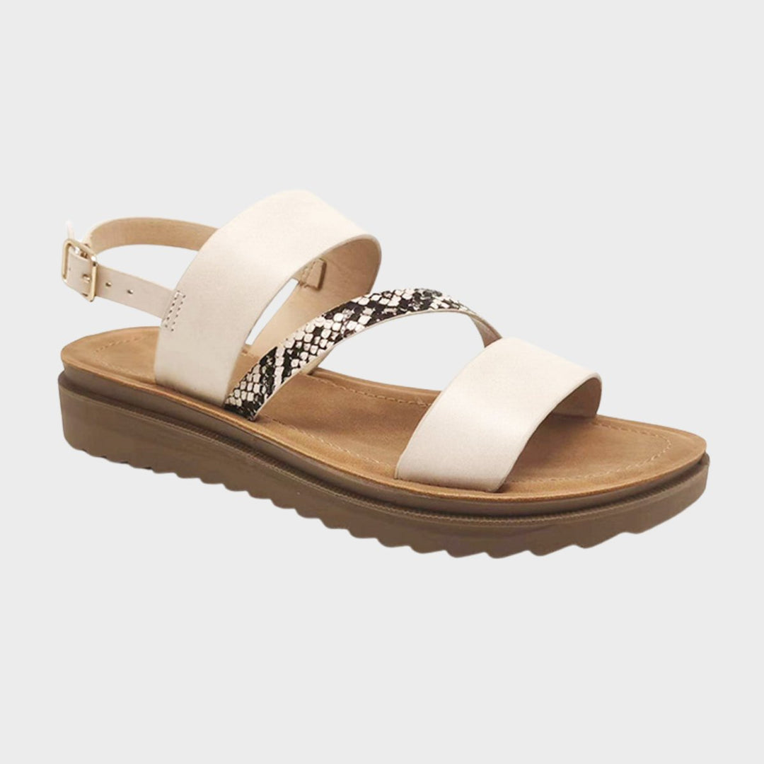 Ladies Contrast Strap Sandals from You Know Who's