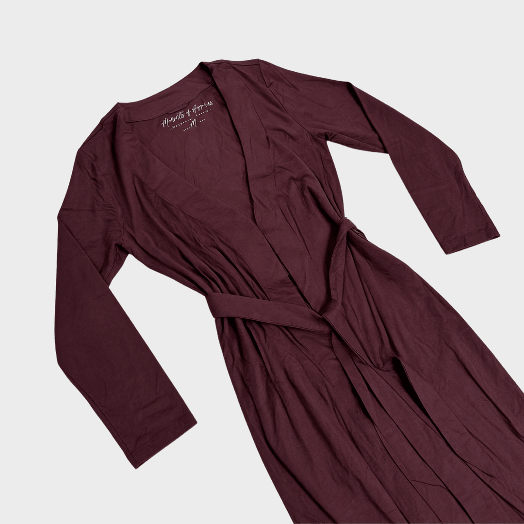 Ladies Cotton Dressing Gown Purple from You Know Who's