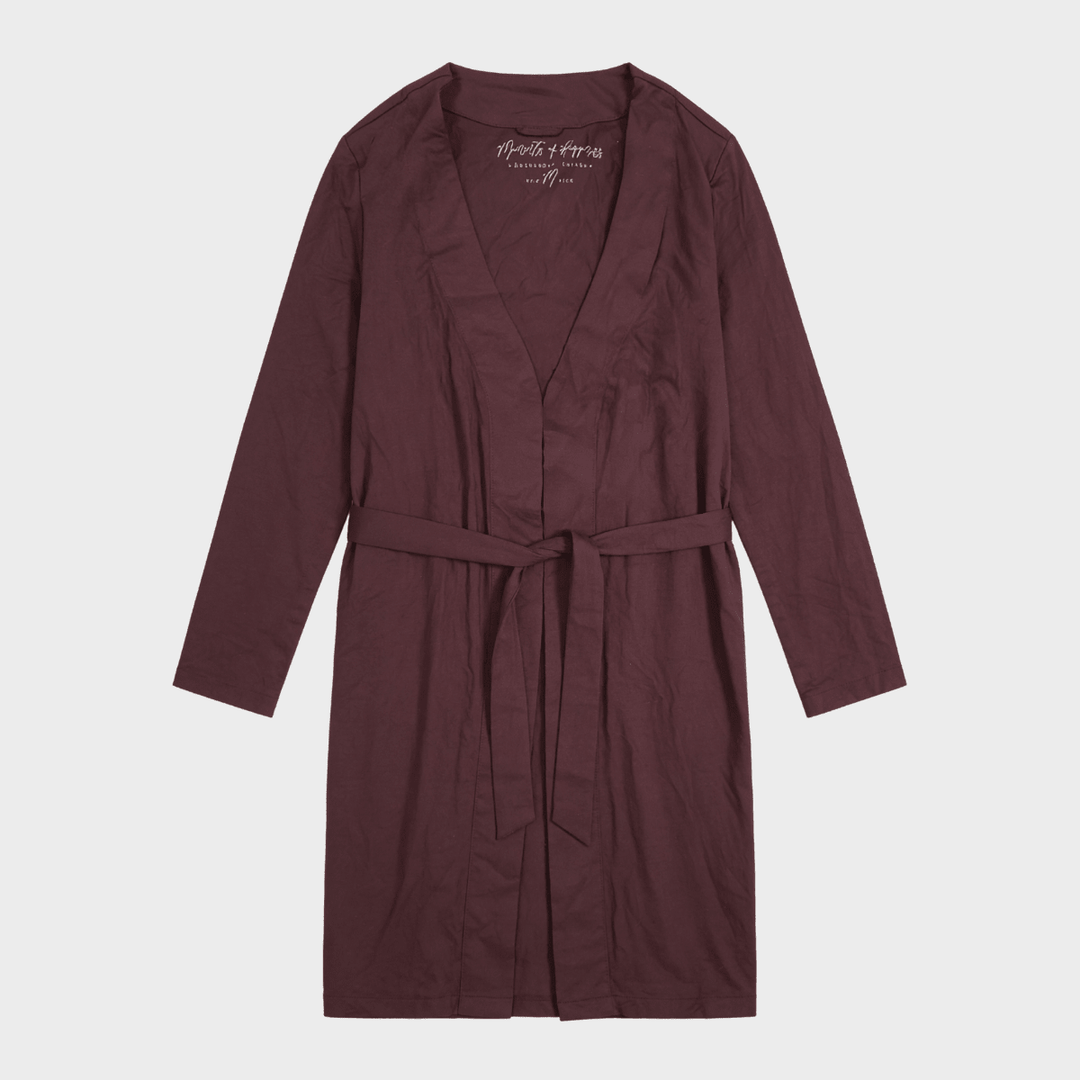 Ladies Cotton Dressing Gown Purple from You Know Who's