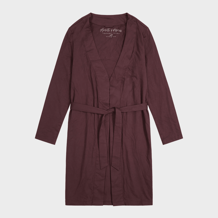 Ladies Cotton Dressing Gown Purple from You Know Who's