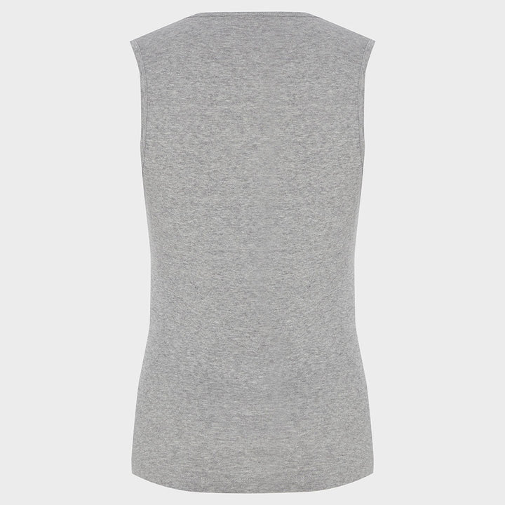 Ladies Crew Neck Vest - Grey from You Know Who's