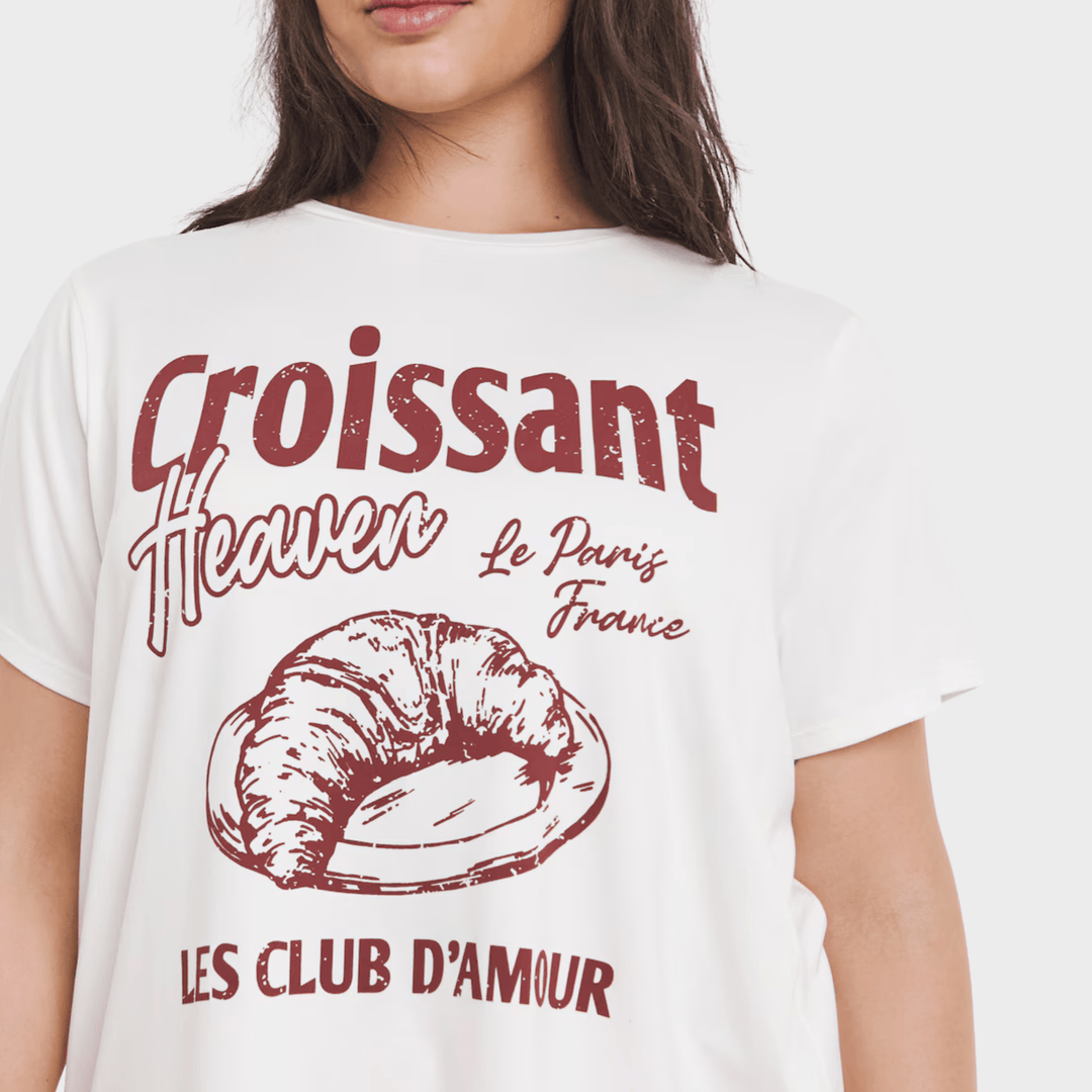 Ladies Croissant Heaven Pjs from You Know Who's