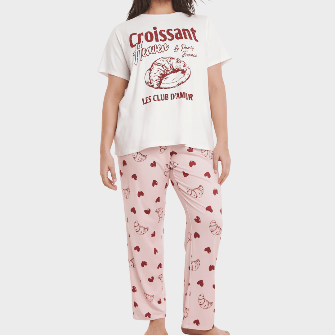 Ladies Croissant Heaven Pjs from You Know Who's