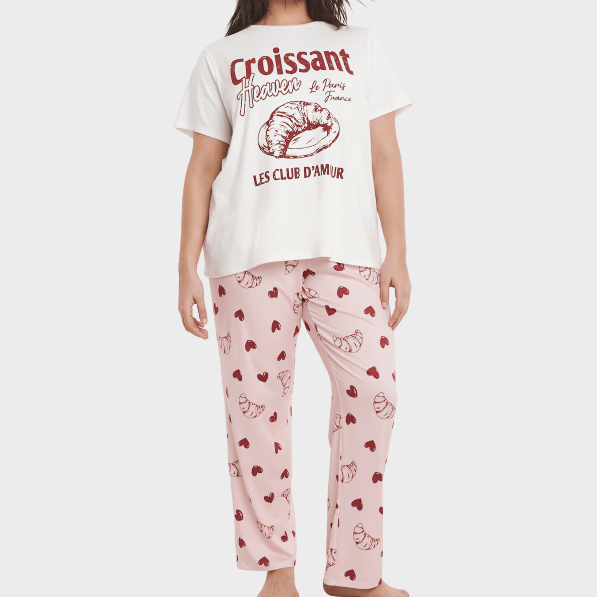Ladies Croissant Heaven Pjs from You Know Who's