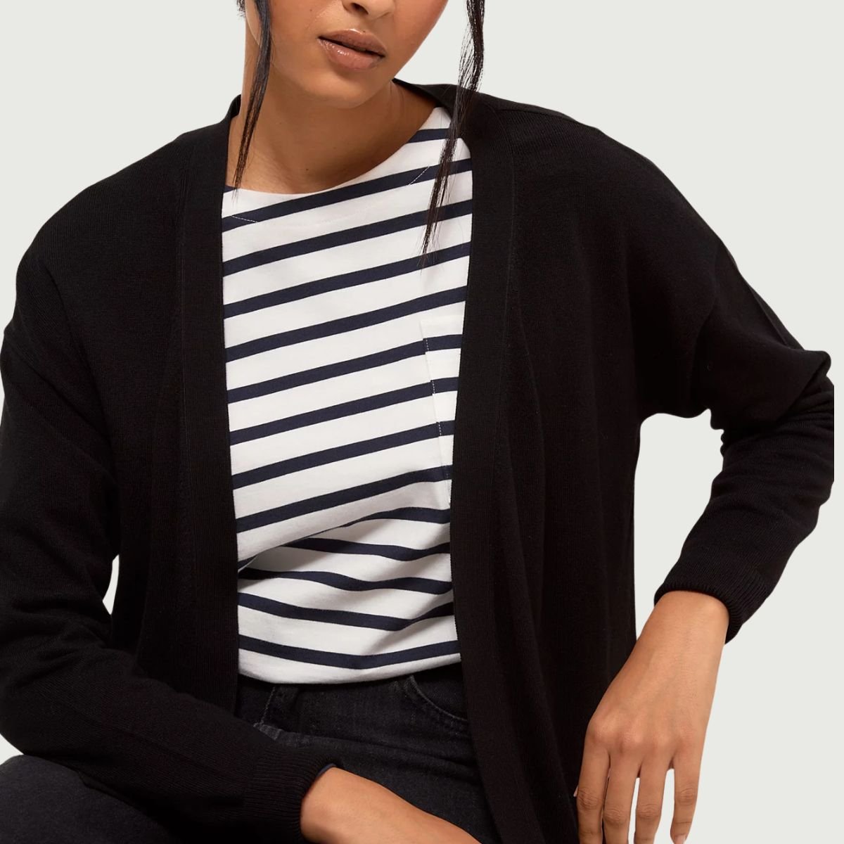 Ladies Crop Edge To Edge Cardigan from You Know Who's