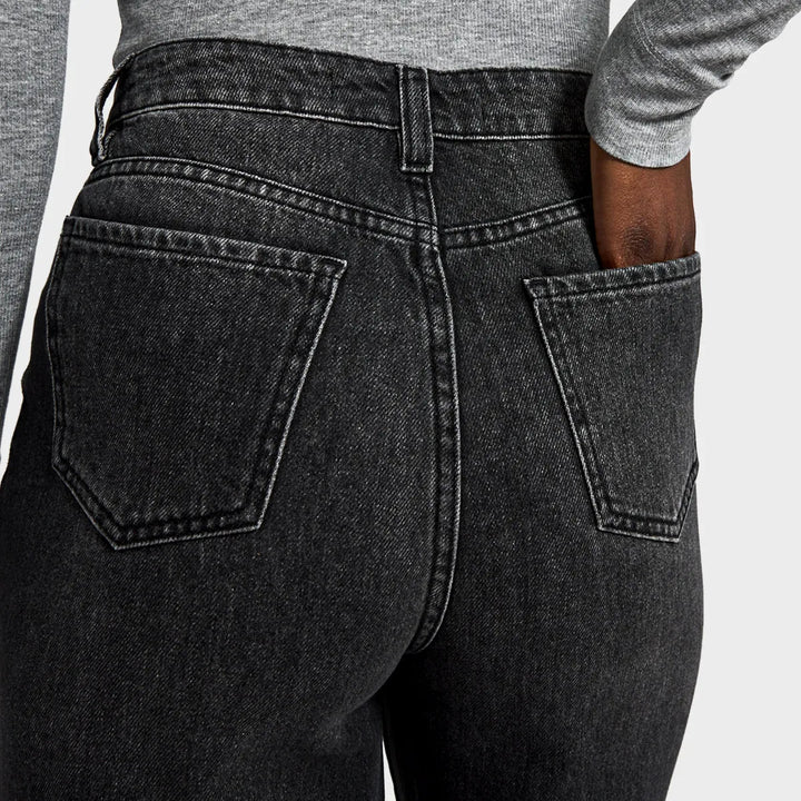 Ladies Dark grey Wide Leg Jean from You Know Who's
