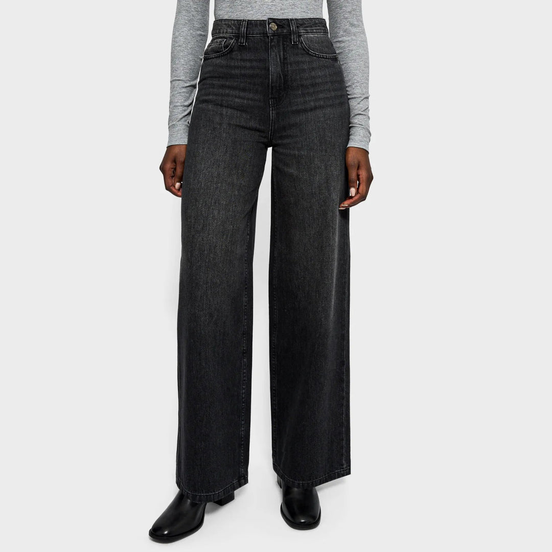 Ladies Dark grey Wide Leg Jean from You Know Who's