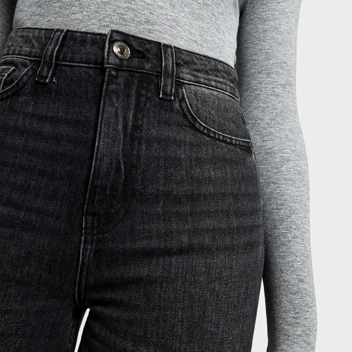 Ladies Dark grey Wide Leg Jean from You Know Who's