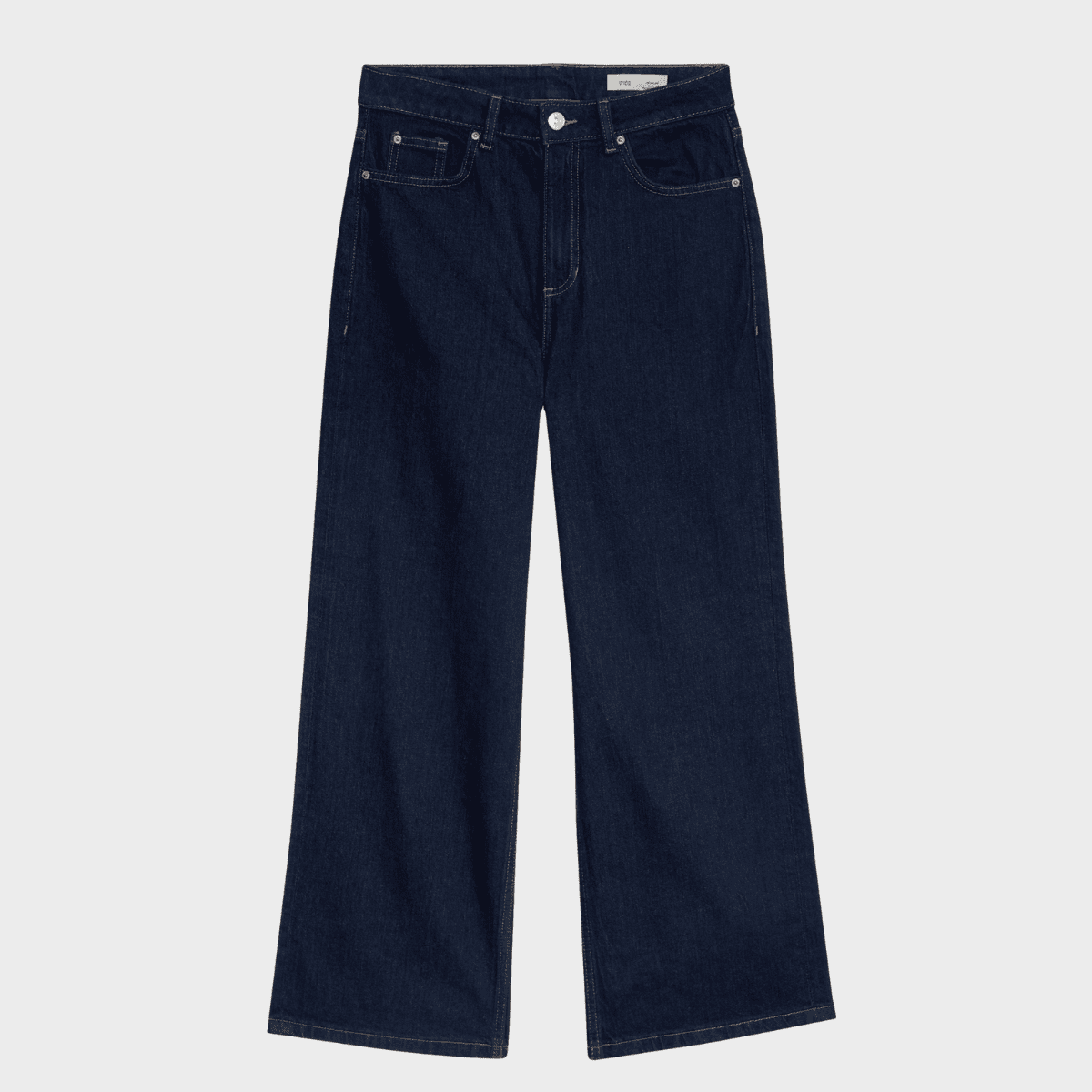 Ladies Dark Indigo Wide Leg Jeans from You Know Who's