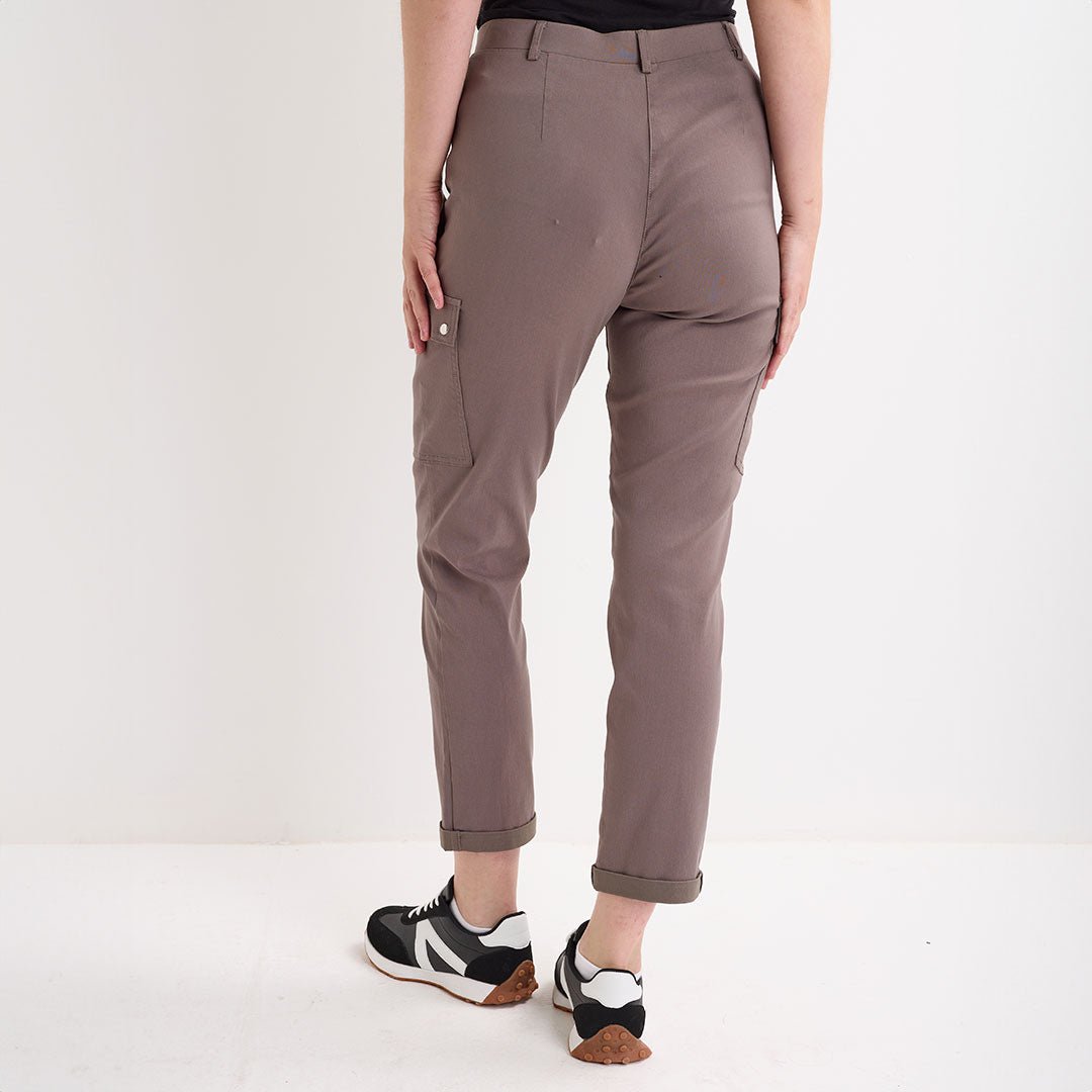 Ladies Deep Stone Bengaline Combat Trouser from You Know Who's
