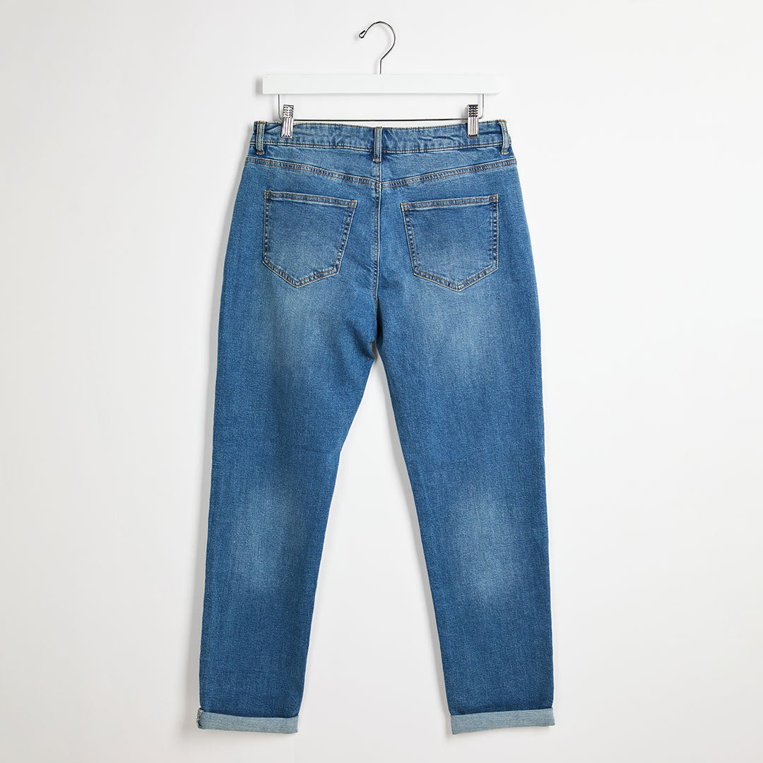 Ladies Denim Boyfriend Jeans from You Know Who's