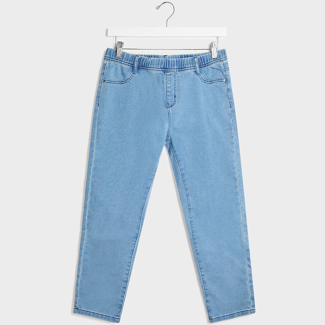 Ladies Denim Crop Jegging from You Know Who's