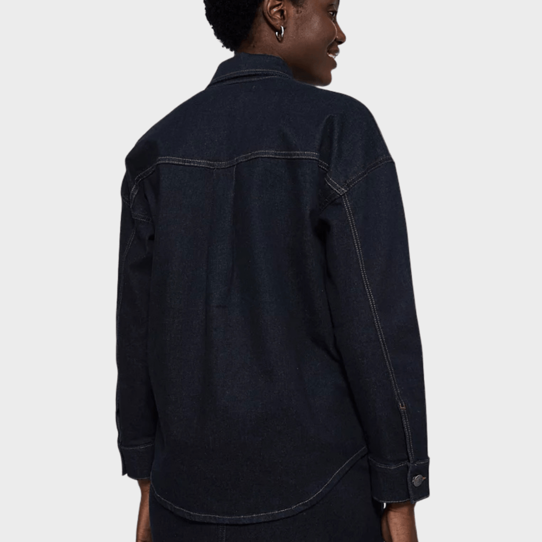 Ladies Denim Pocket Shacket from You Know Who's