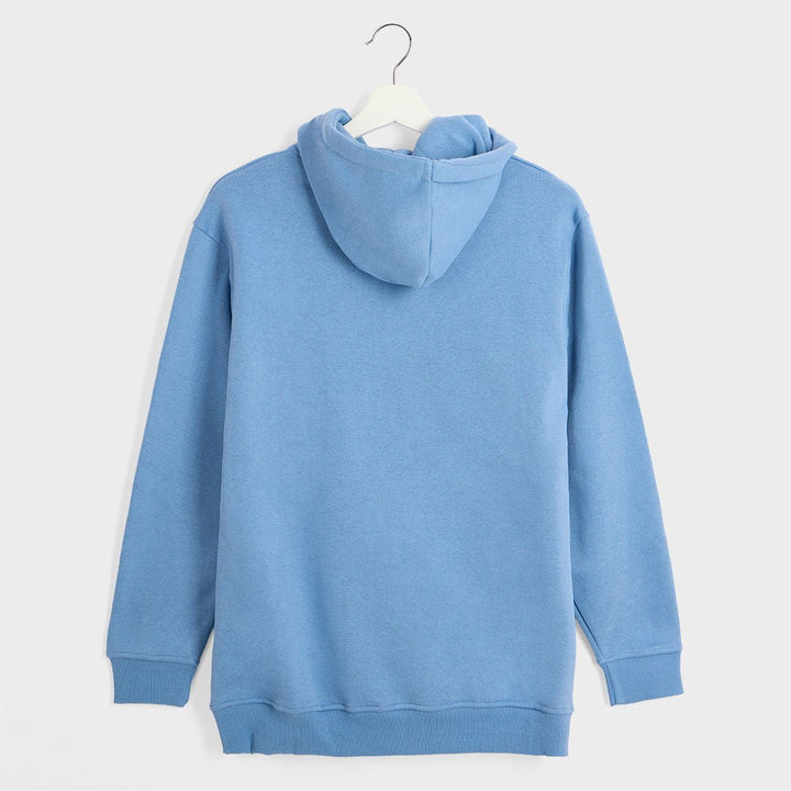 Ladies Denim YOLO Slogan Hoodie from You Know Who's