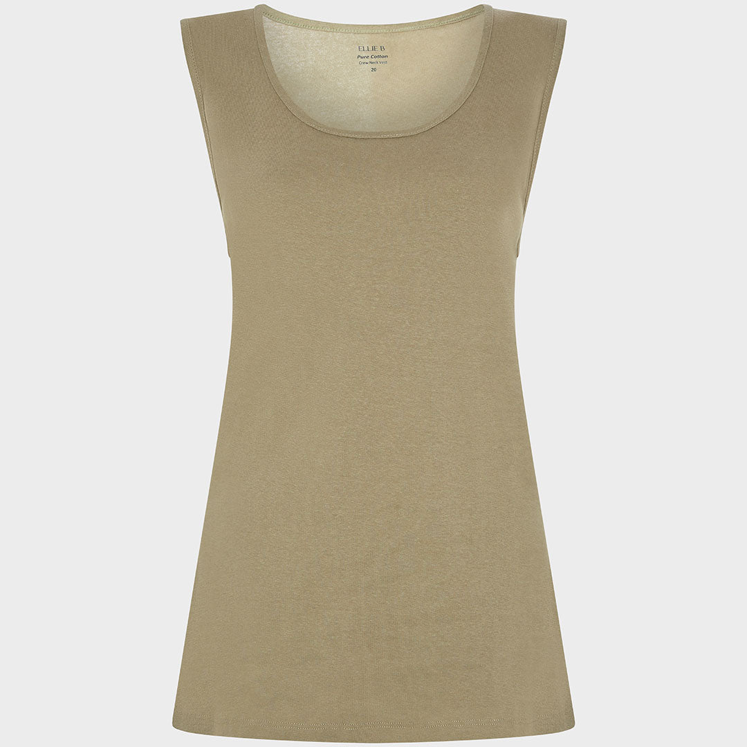 Ladies Desert Flower Crew Neck Vest from You Know Who's