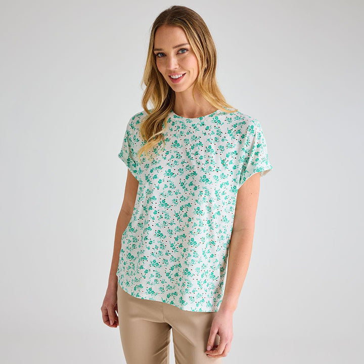 Ladies Ditsy Print Dolman Top from You Know Who's