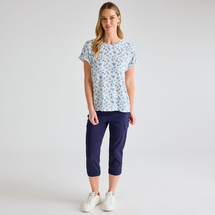 Ladies Ditsy Print Dolman Top from You Know Who's