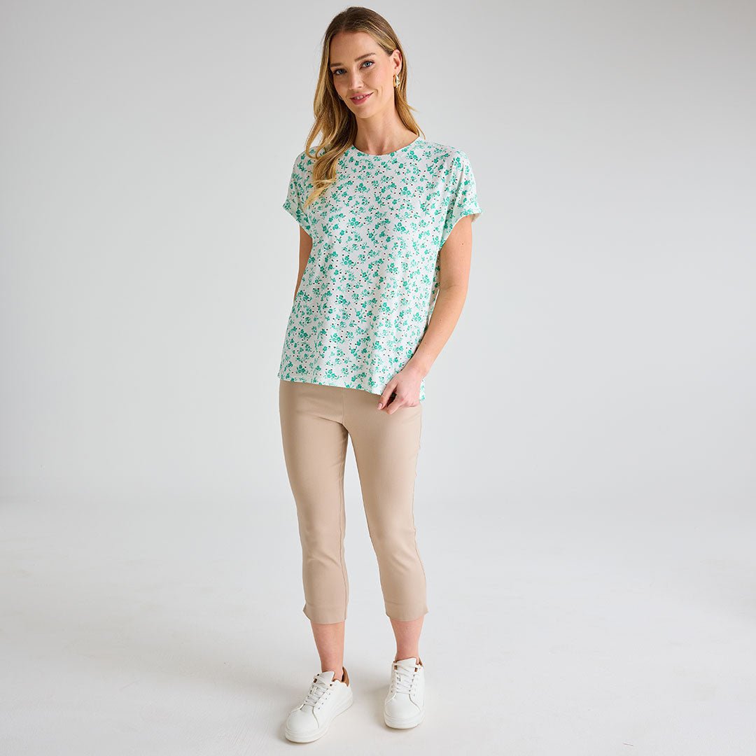 Ladies Ditsy Print Dolman Top from You Know Who's