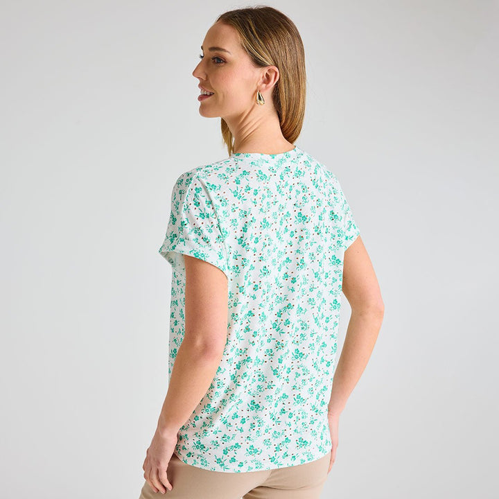 Ladies Ditsy Print Dolman Top from You Know Who's