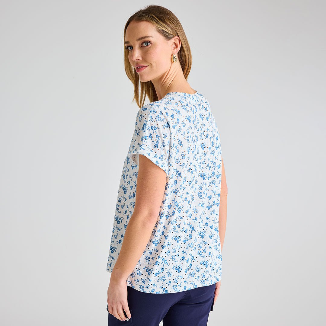 Ladies Ditsy Print Dolman Top from You Know Who's
