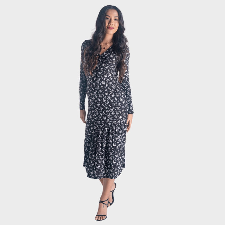 Ladies Ditsy Print Maxi Dress from You Know Who's