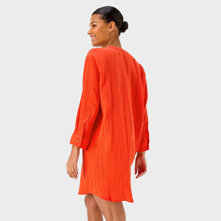 Ladies Double Cloth Beach Shirt from You Know Who's