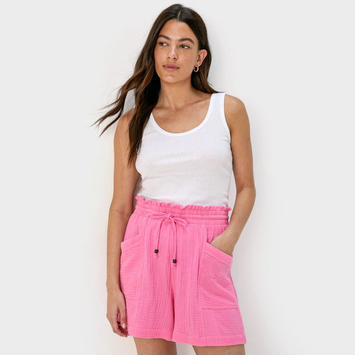 Ladies Double Cloth Shorts from You Know Who's