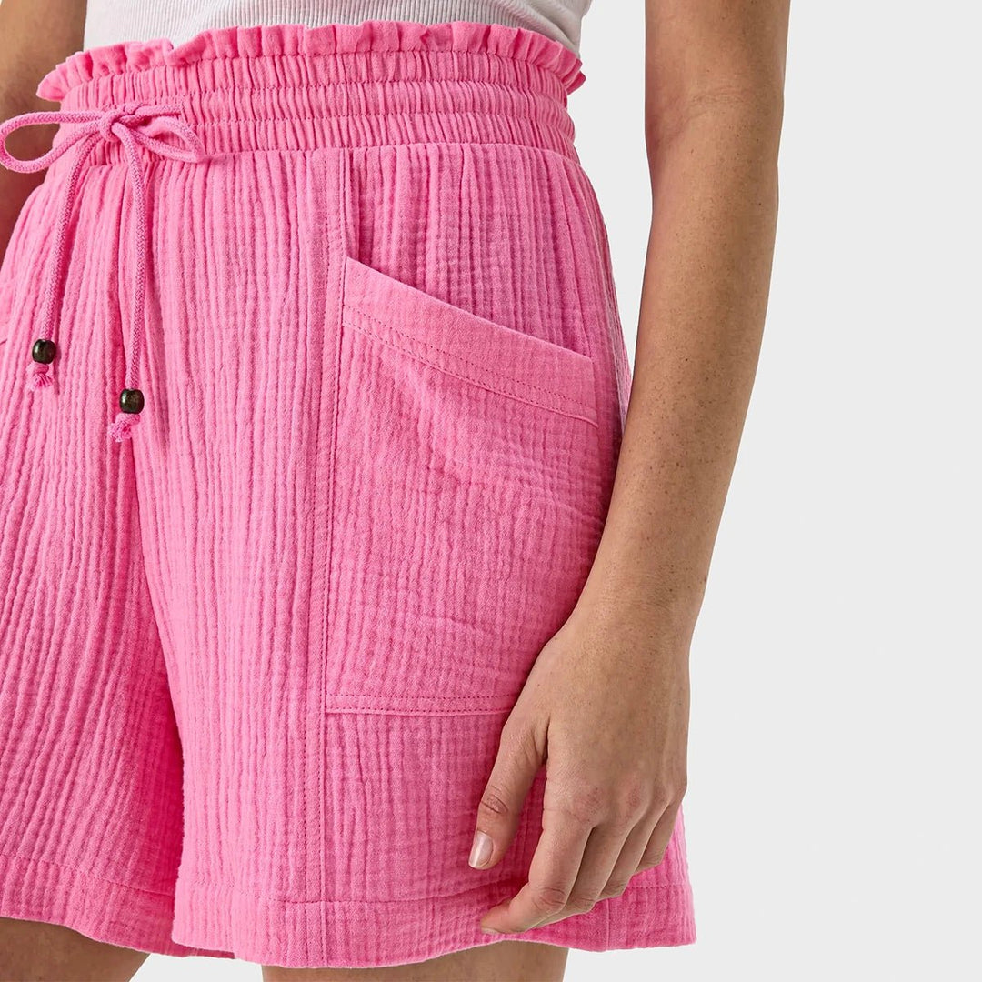 Ladies Double Cloth Shorts from You Know Who's