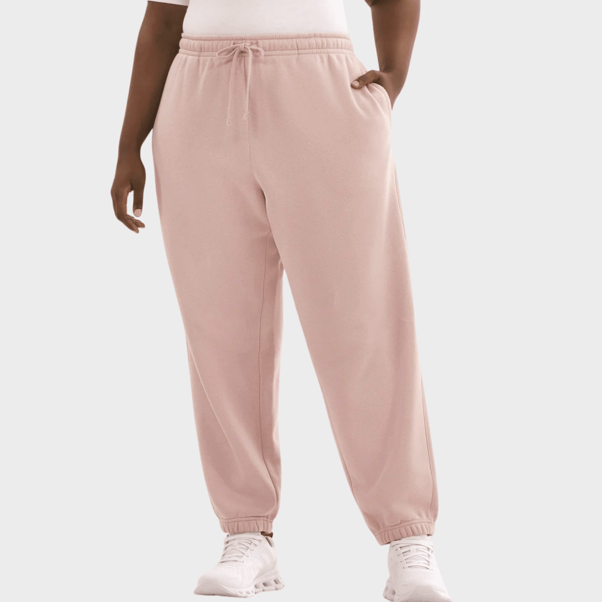 Ladies Dusty Pink Jogging Bottoms from You Know Who's