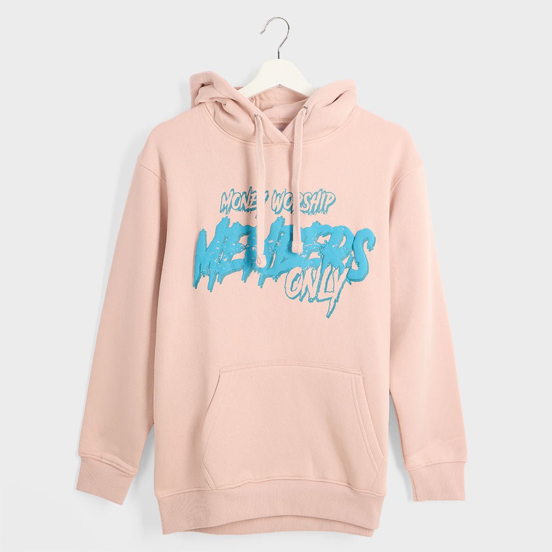Ladies Dusty Pink Members Only Hoodie from You Know Who's