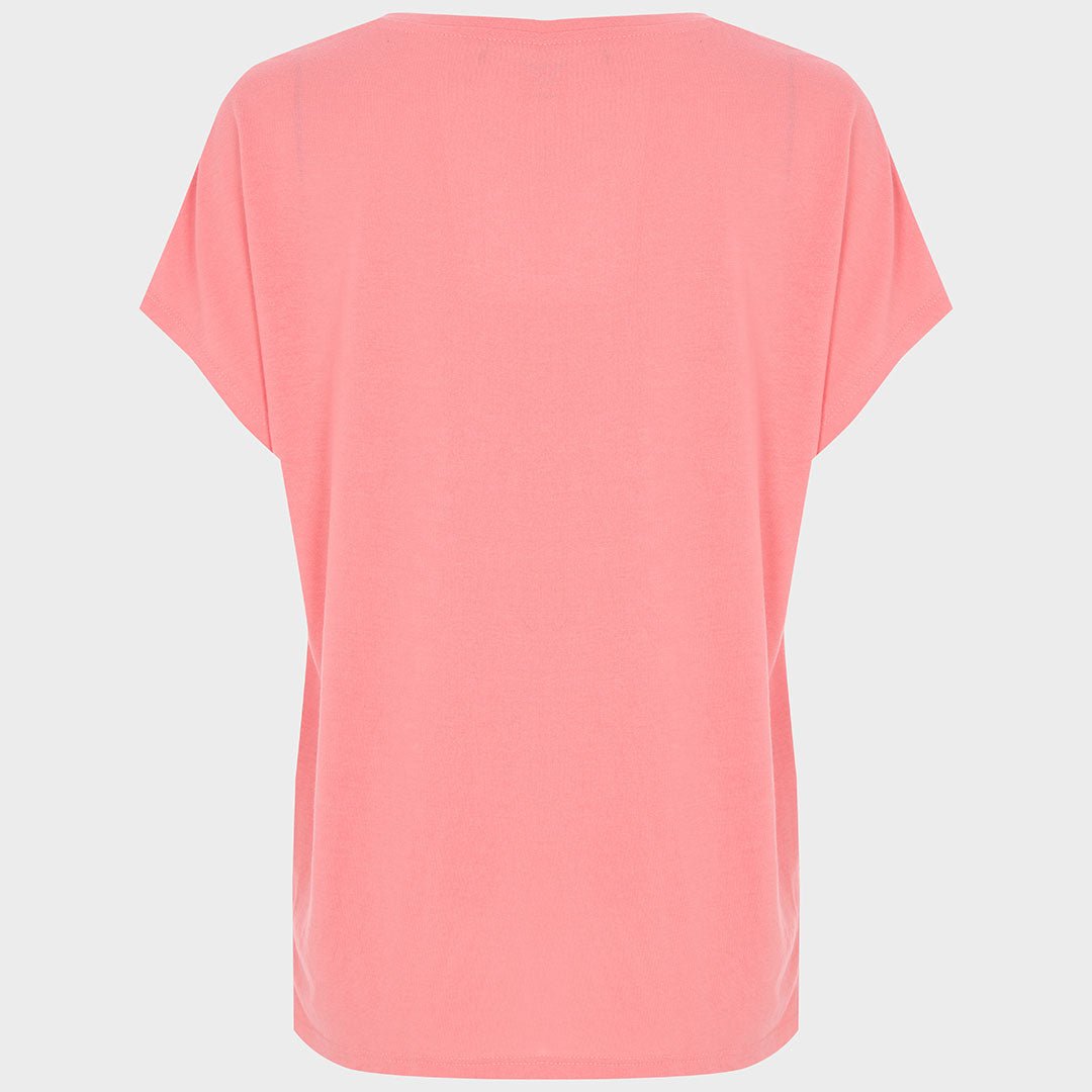 Ladies Dusty Pink Relaxed Fit T-Shirt from You Know Who's
