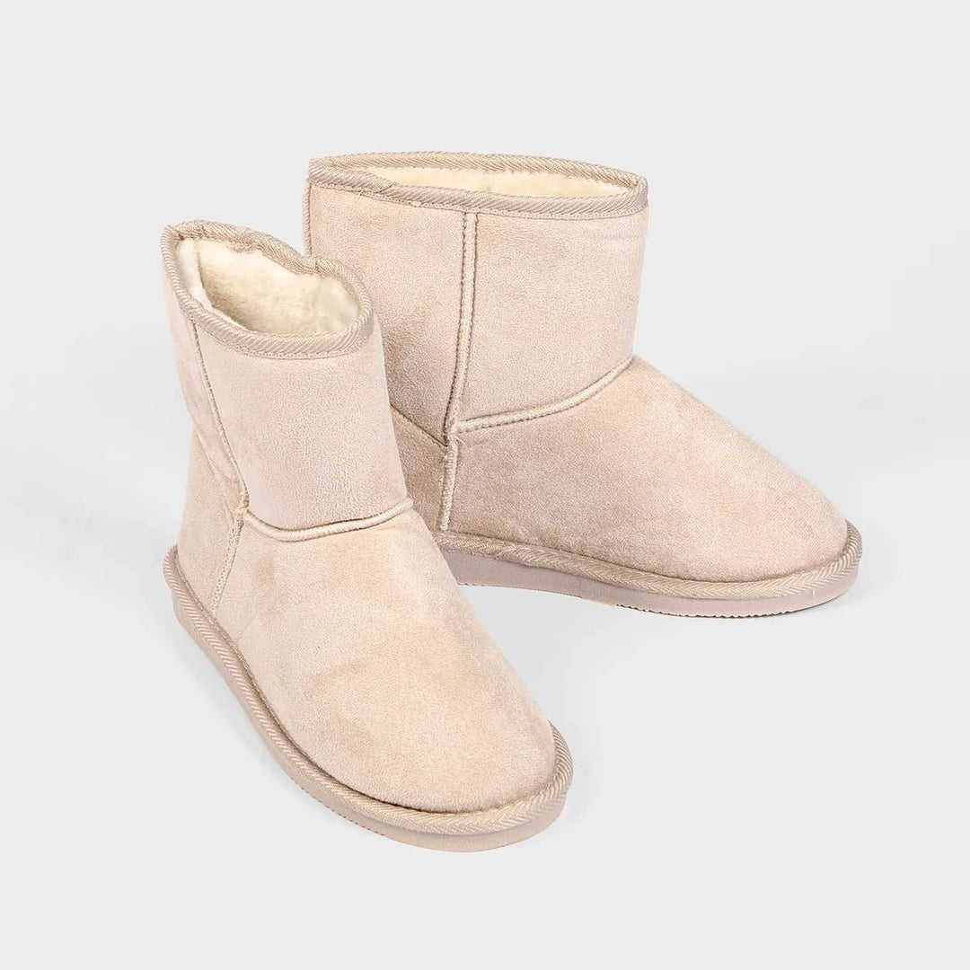 Ladies Ecru Snug Boot from You Know Who's