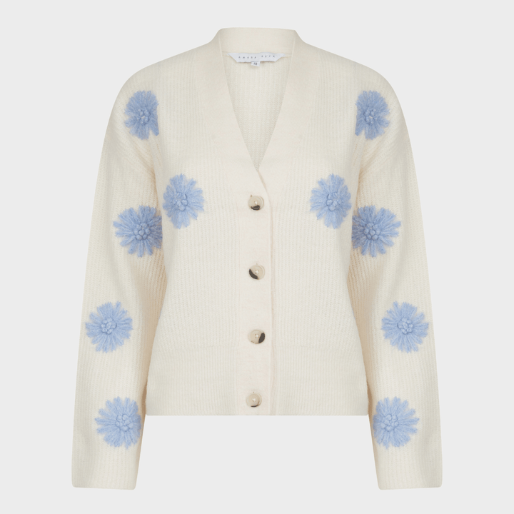 Ladies Embroidered Flower Cardigan from You Know Who's