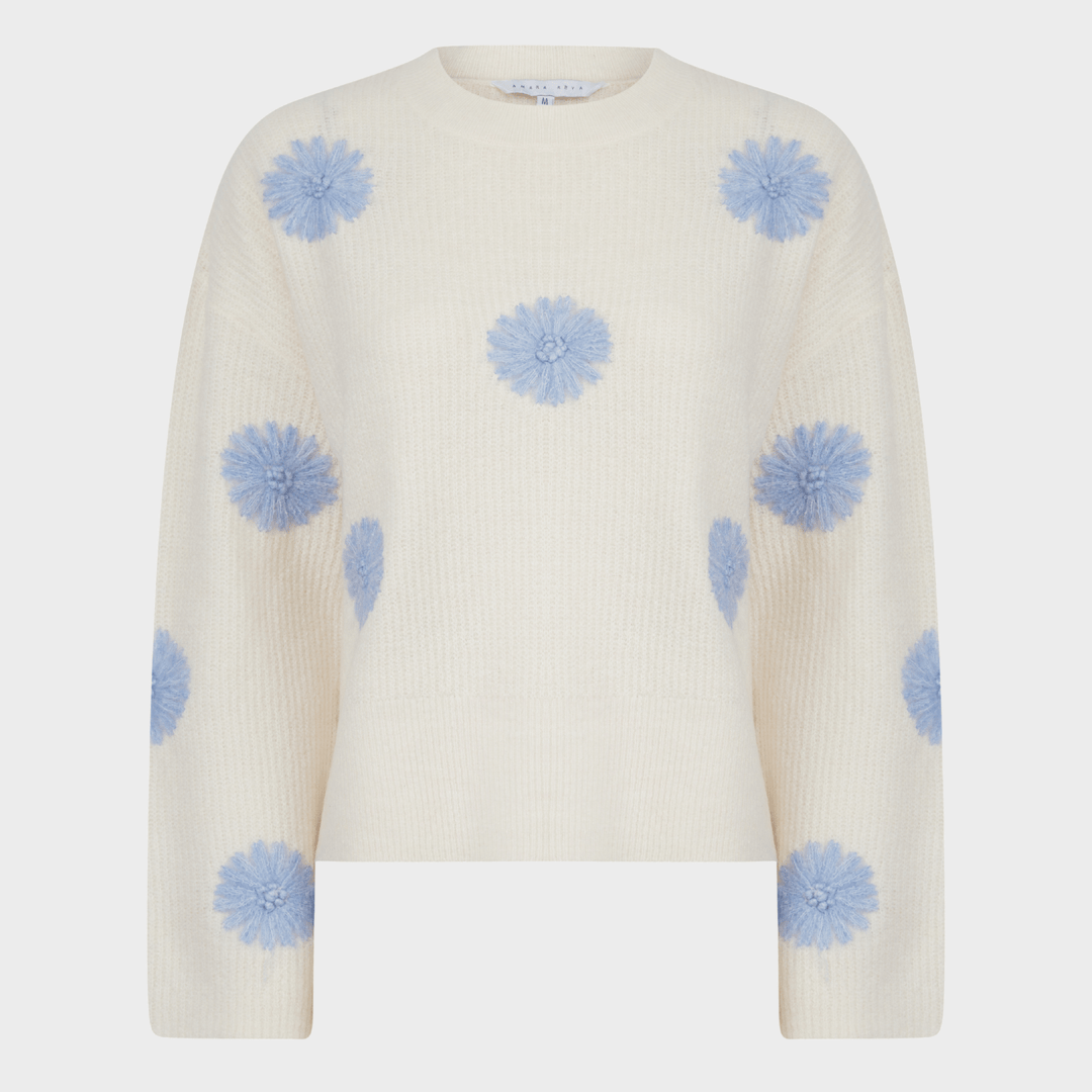 Ladies Embroidered Flower Jumper from You Know Who's