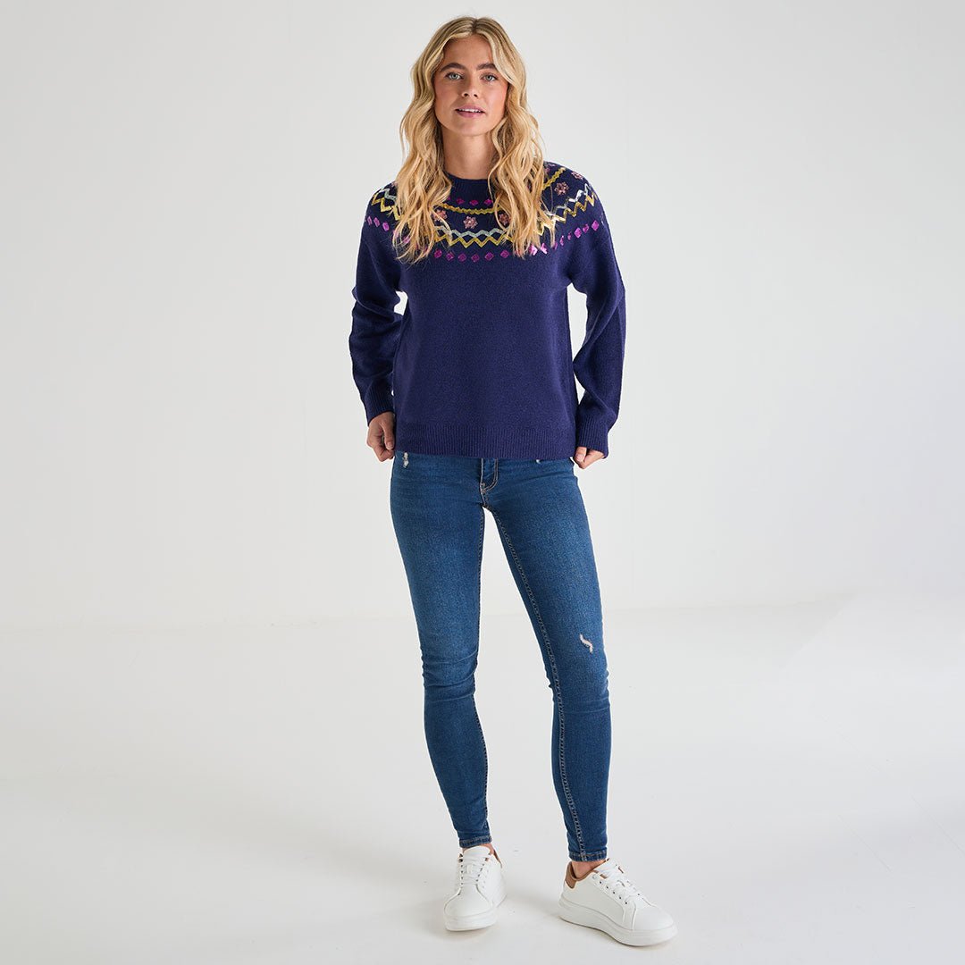 Ladies Fairisle Xmas Jumper from You Know Who's