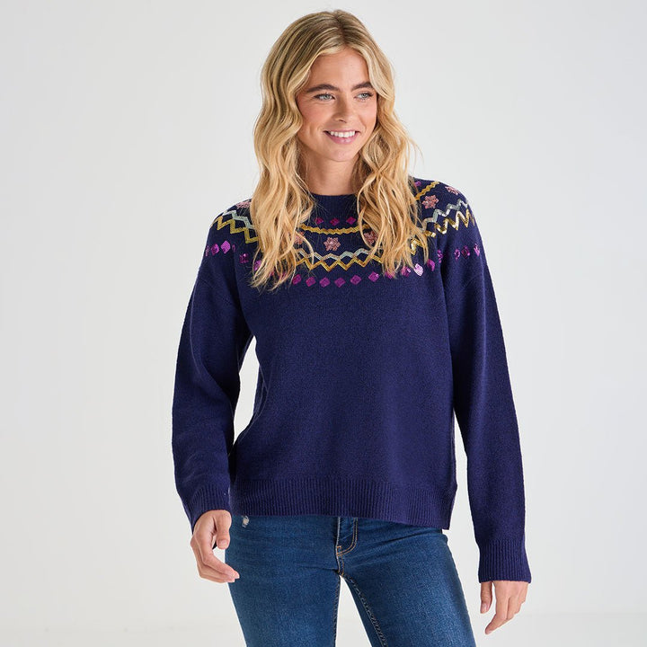 Ladies Fairisle Xmas Jumper from You Know Who's